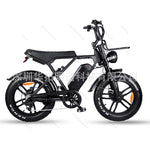 Factory Direct 20 Inch Fat Tire Off-road New Retro Snow Electric Bicycle Ouxi V8 Electric Car 73