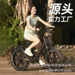 Factory Direct 20 Inch Aluminum Alloy Wide Tire Snow Electric Bicycle Cross-border Export Fat Tire Off-road Electric Bicycle