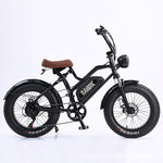 Cross-border Foreign Trade 20-inch Thick Tire Electric Vehicle Retro Off-road Snowmobile Lithium Electric Vehicle Power-assisted Variable Speed Bicycle